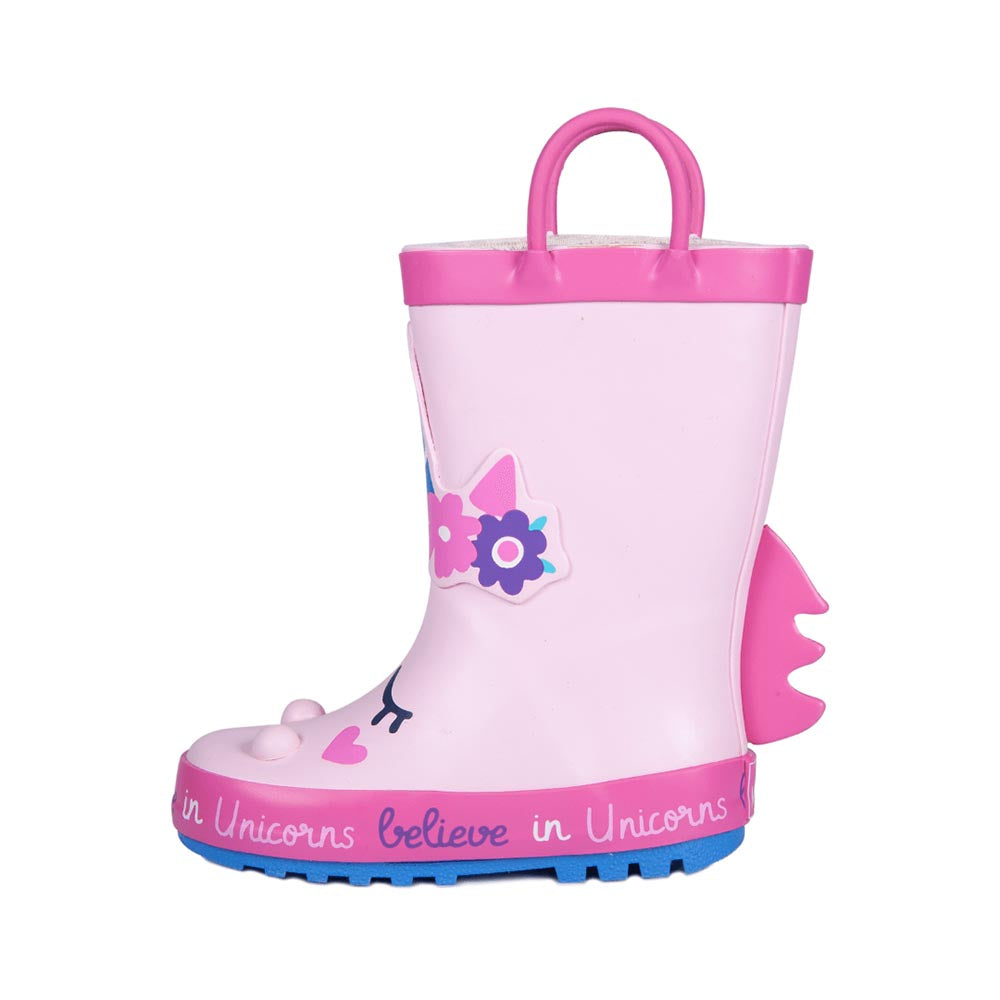  - ["Kids","Mr. Tiggle","Scarpe","Stivali di gomma"] - Mr. Tiggle Rain Boots Unicorno Fiori 001 024 - Lupis SRL