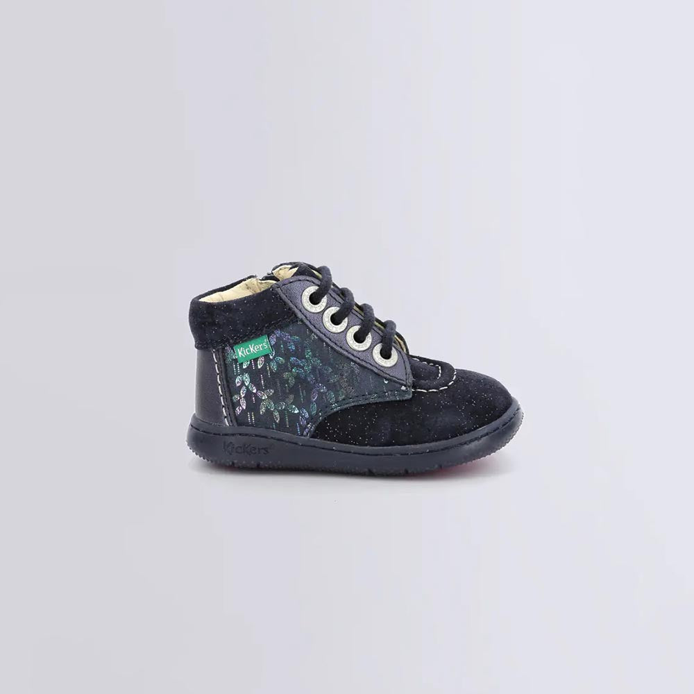 '- ["Kickers","Kids","Polacco","Scarpe","Toddler"] - Kickers Kicksoulful Polacchino Marine Brillant Kids - Lupis SRL