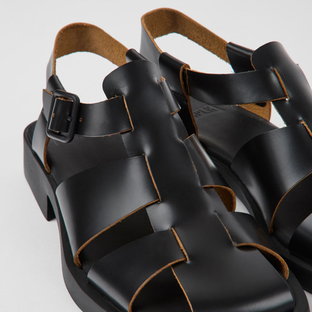  - ["Camper","Donna","Sandali Eleganti","Scarpe","Ultima Taglia"] - Camper Docko Negro Dana Negro Black - Lupis SRL