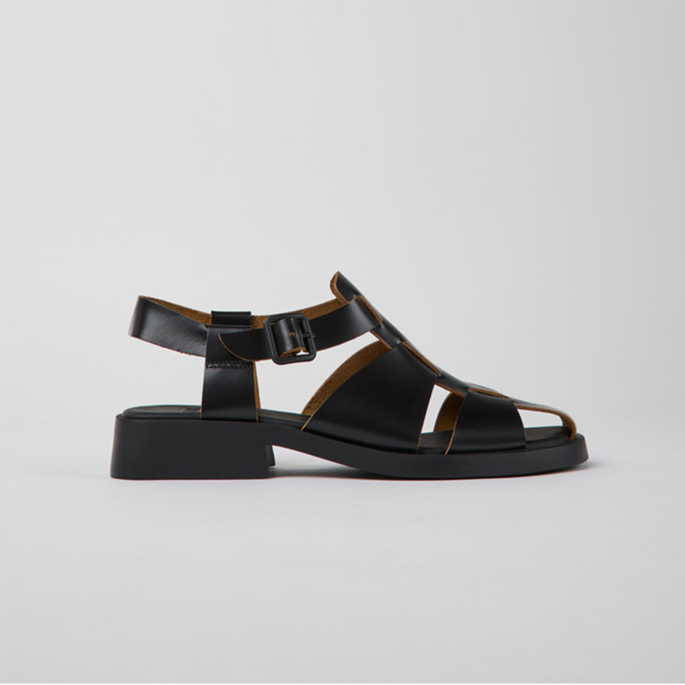  - ["Camper","Donna","Sandali Eleganti","Scarpe","Ultima Taglia"] - Camper Docko Negro Dana Negro Black - Lupis SRL