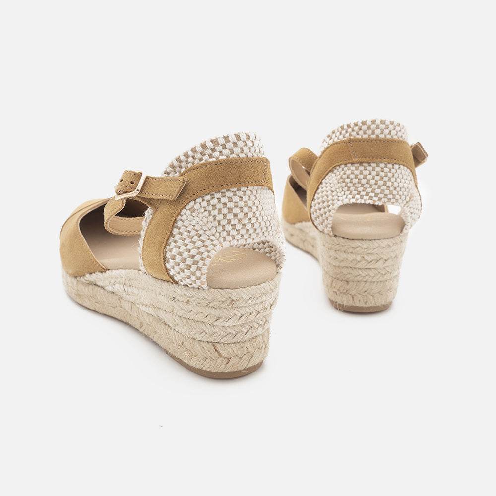 '- ["Campesine","Cinturino","Donna","Sandali Eleganti","Scarpe","SKA"] - Ska Tony Extra Leon Yute H 230 3C Patin Simple Cola - Lupis SRL