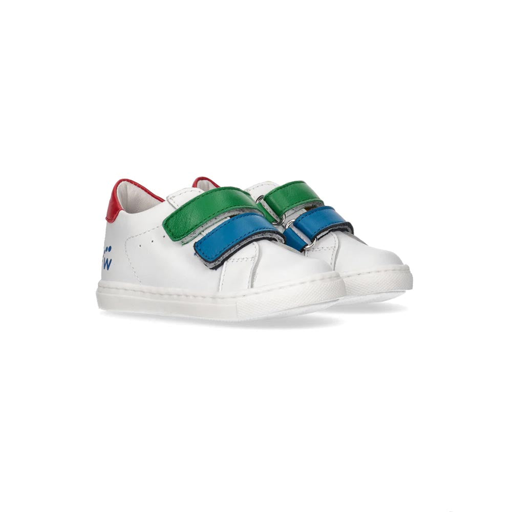 Walkey 42396 Sneaker Bassa Velcro Bianco Multi Lupis SRL