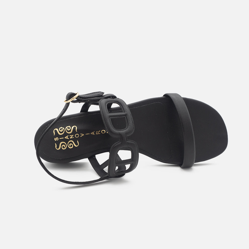 '- ["Donna","Sandali Eleganti","Scarpe","Siano Via Roma"] - SIANO VIA ROMA 070 Sandalo Nappa Nero - Lupis SRL