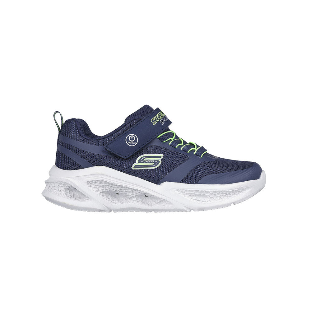 Skechers - Kids, Scarpe sportive, Skechers - Skechers S Light's Meteor Lights Navy Lime - Lupis SRL