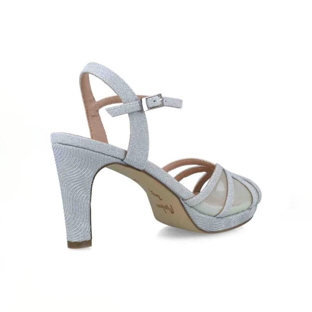 '- ["Artigianato","Cinturino","Donna","Menbur","Scarpe","Tacco"] - Menbur 23690 Sandalo Argento - Lupis SRL