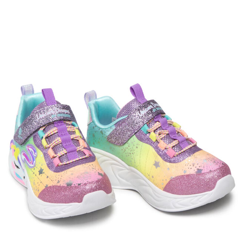  - ["Kids","Scarpe","Scarpe sportive","Skechers","Ultima Taglia"] - Skechers K S Light's Unicorn Dreams Purple Multi - Lupis SRL