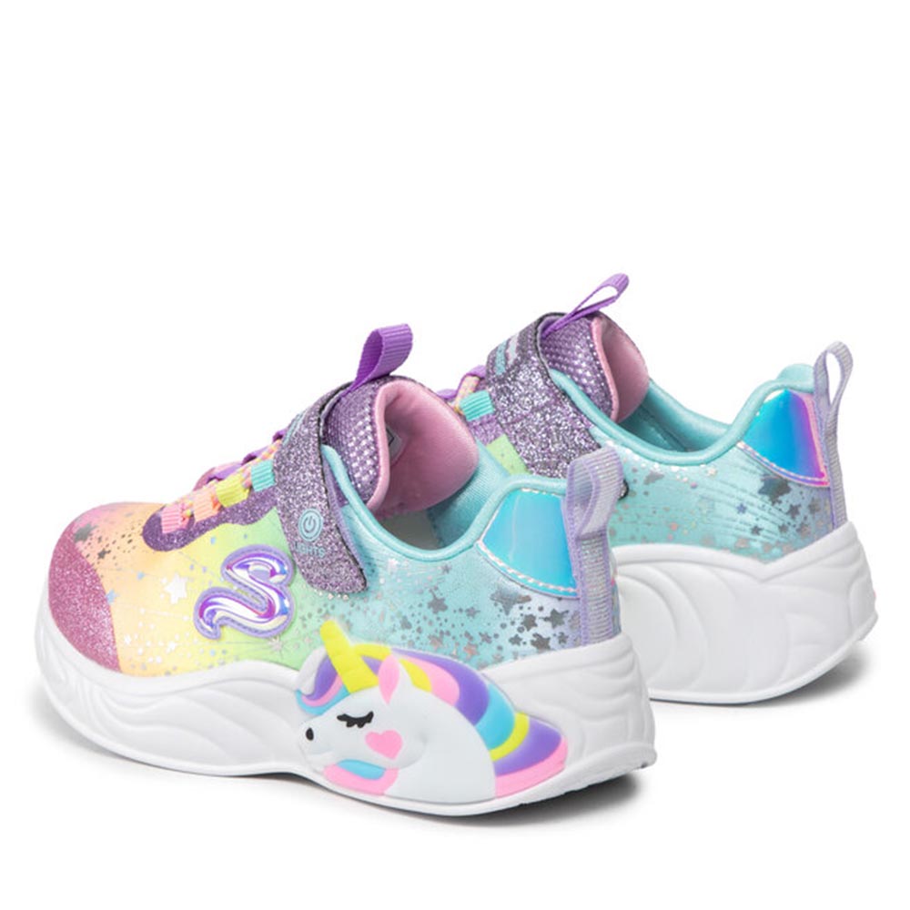  - ["Kids","Scarpe","Scarpe sportive","Skechers","Ultima Taglia"] - Skechers K S Light's Unicorn Dreams Purple Multi - Lupis SRL