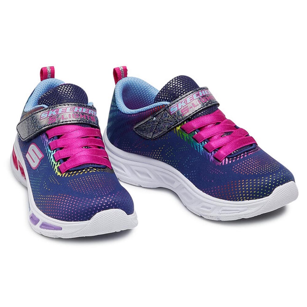  - ["Kids","Scarpe","Scarpe sportive","Skechers","Ultima Taglia"] - Skechers K S Light's Litebeams Gleam N' Dream Navy Multi - Lupis SRL
