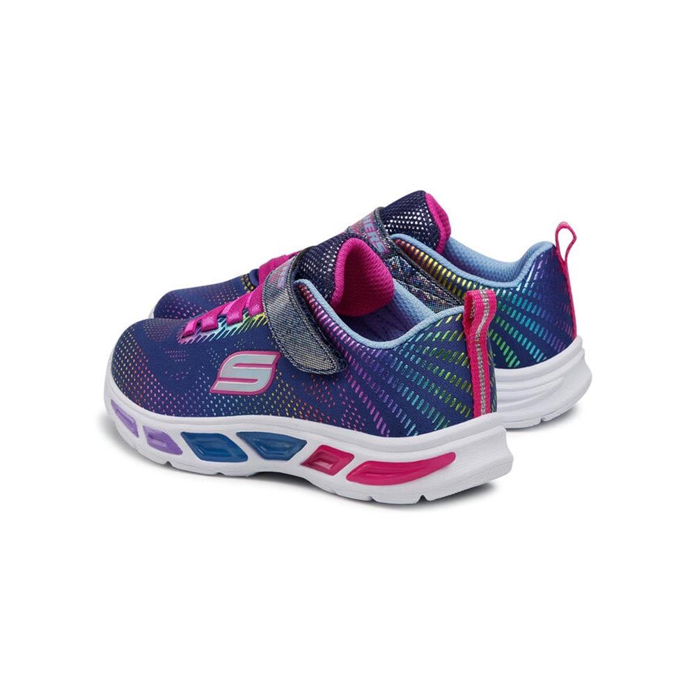  - ["Kids","Scarpe","Scarpe sportive","Skechers","Ultima Taglia"] - Skechers K S Light's Litebeams Gleam N' Dream Navy Multi - Lupis SRL