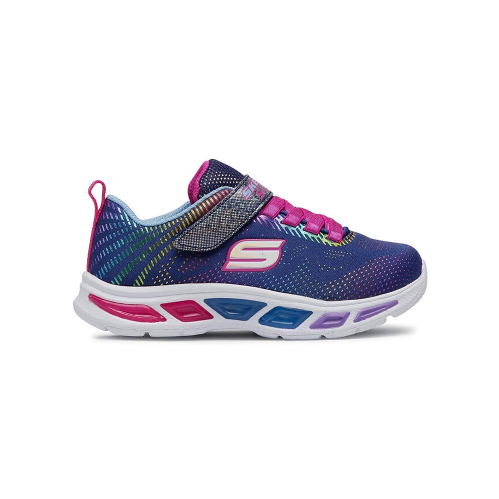  - ["Kids","Scarpe","Scarpe sportive","Skechers","Ultima Taglia"] - Skechers K S Light's Litebeams Gleam N' Dream Navy Multi - Lupis SRL