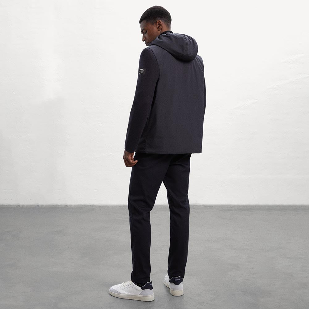 '- ["Abbigliamento","Ecoalf","Giacche","Ultima Taglia","Uomo"] - Ecoalf Bergaalf Knit Man Black - Lupis SRL