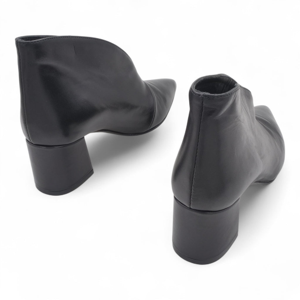  - ["Accollata","Artigianato","Donna","Eva Picci","FW24","Scarpe","Stivaletti","Tacco"] - Accollata Da Donna Eva Picci Clarissa Inv Berlino Nero Crust Nero - Lupis SRL