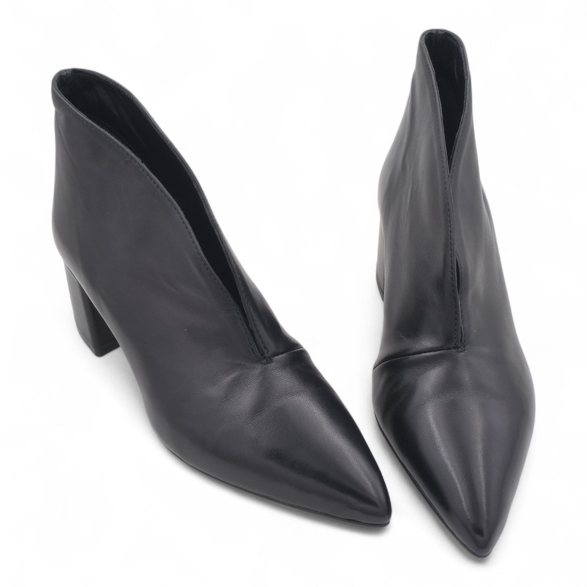  - ["Accollata","Artigianato","Donna","Eva Picci","FW24","Scarpe","Stivaletti","Tacco"] - Accollata Da Donna Eva Picci Clarissa Inv Berlino Nero Crust Nero - Lupis SRL