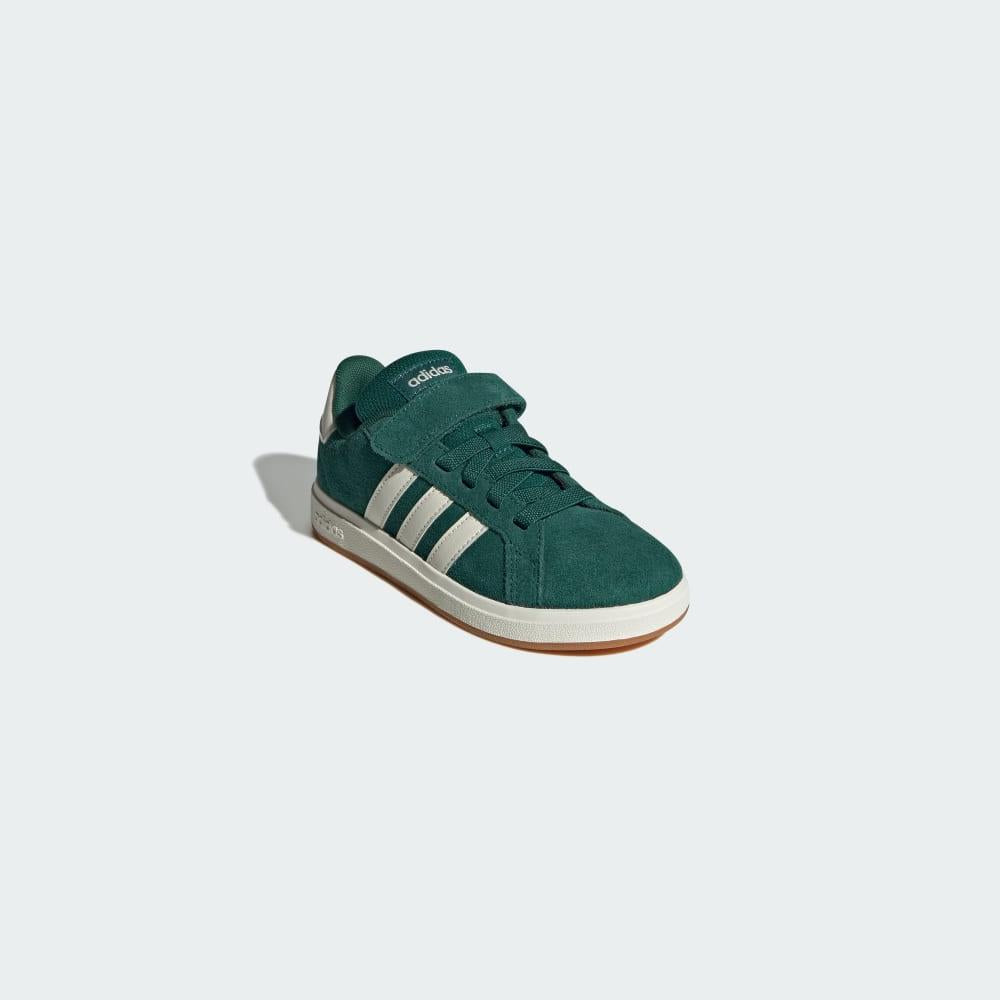  - ["Adidas","Kids","PE25","Scarpe","Scarpe sportive"] - Adidas Grand Court 00S El C Off White Green JP5898 - Lupis SRL