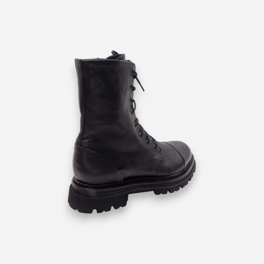 Anfibi Donna JP/DAVID Rag. Pelle Nero 35773/1