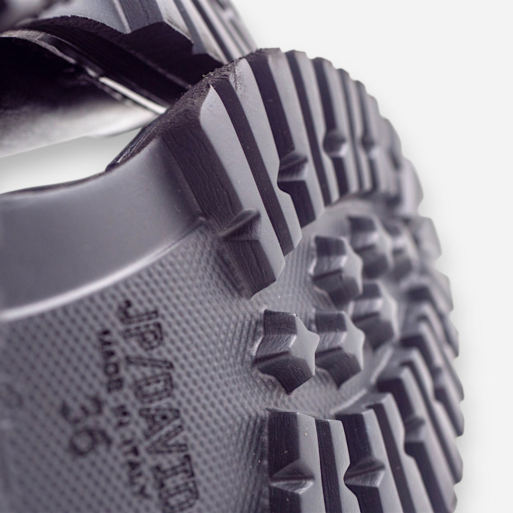 Anfibi Donna JP/DAVID Rag. Pelle Nero 35773/1