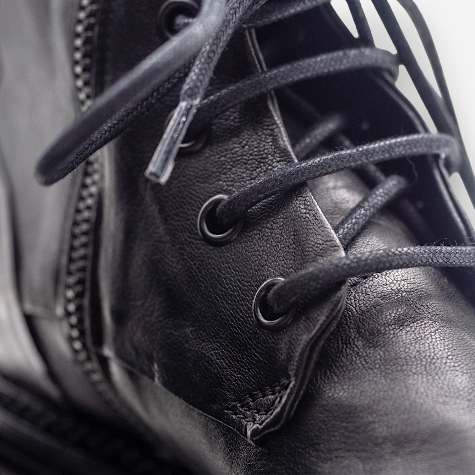 Anfibi Donna JP/DAVID Rag. Pelle Nero 35773/1