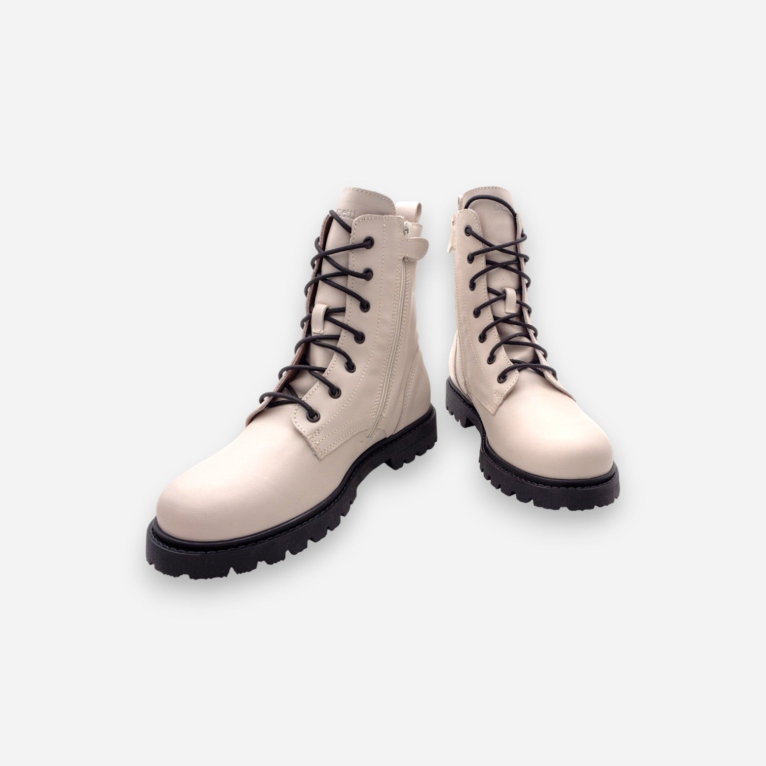 Anfibi Kids Dianetti 98192 Pelle Latte 1511