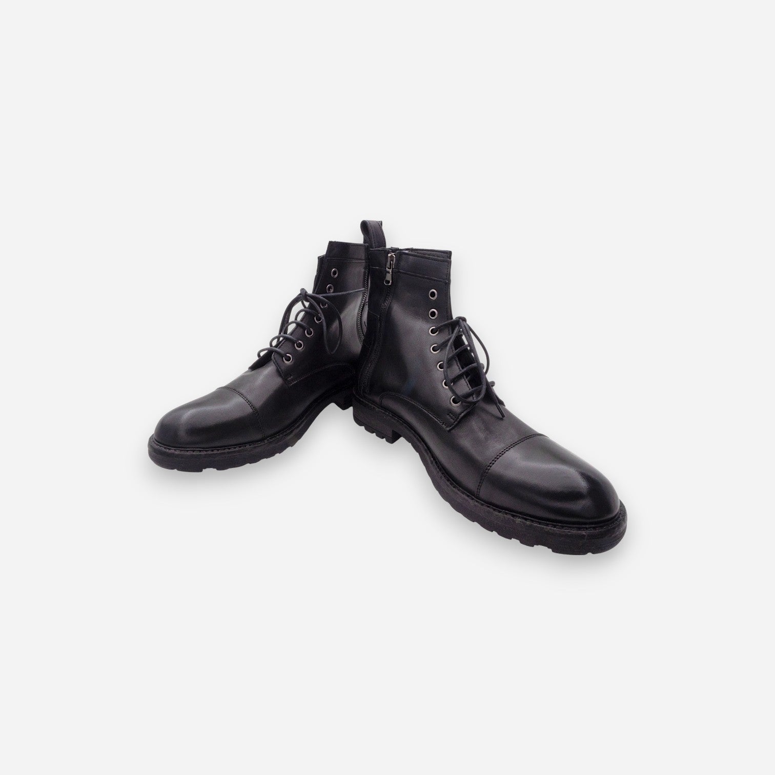 Anfibi Uomo JP/DAVID Papua Pelle Nero 3830/180