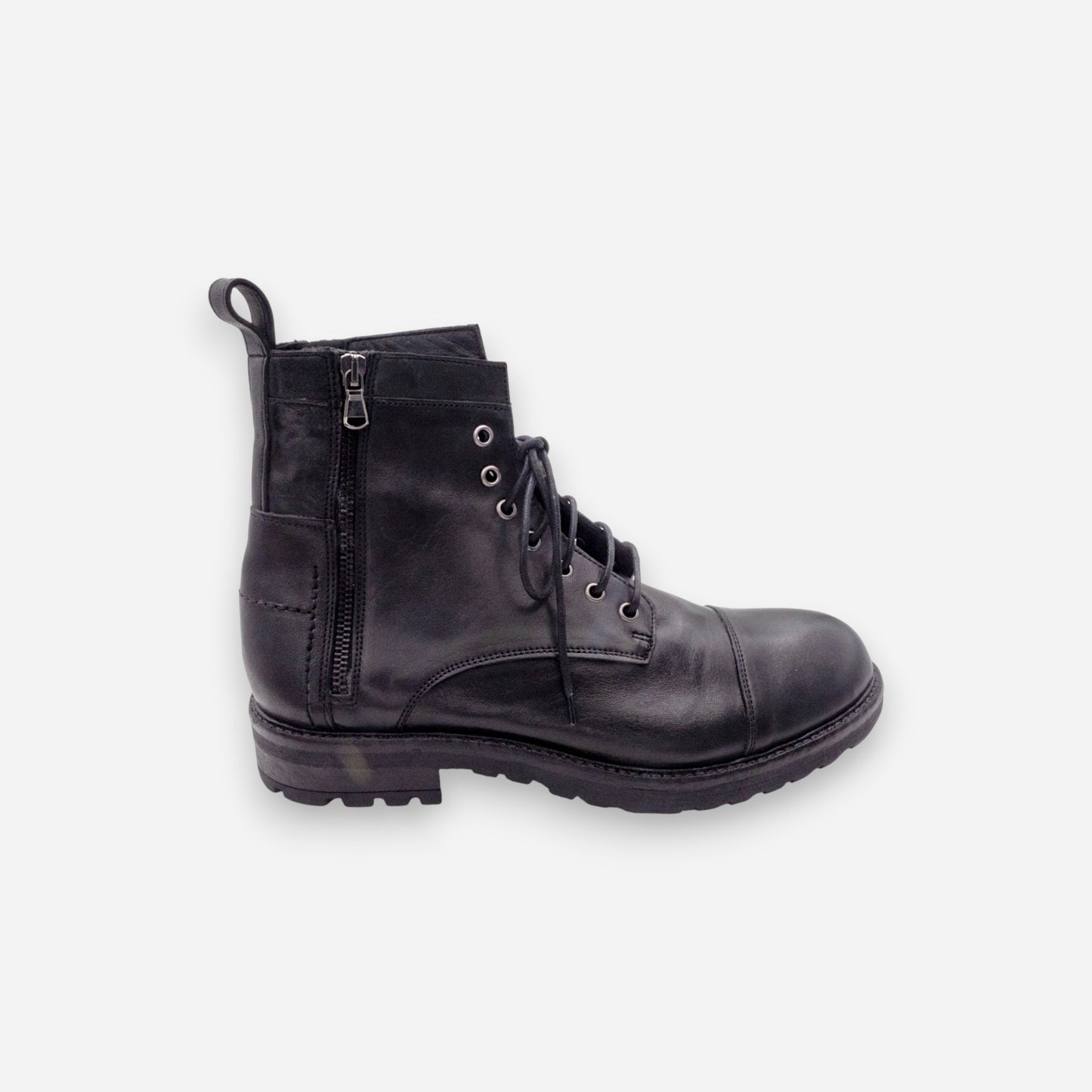 Anfibi Uomo JP/DAVID Papua Pelle Nero 3830/180