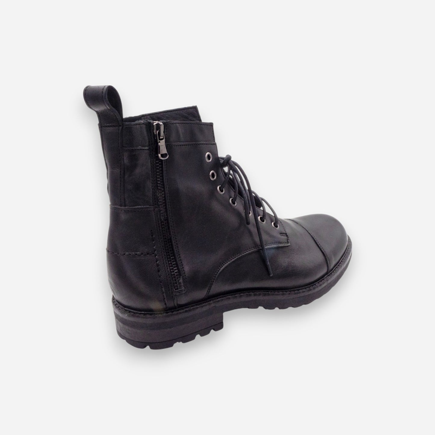 Anfibi Uomo JP/DAVID Papua Pelle Nero 3830/180