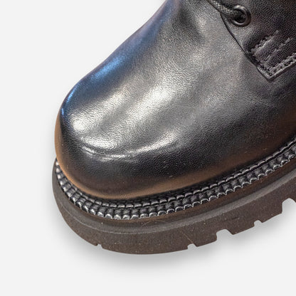 Anfibi Donna JP/DAVID Papua Pelle Nero 7636/4