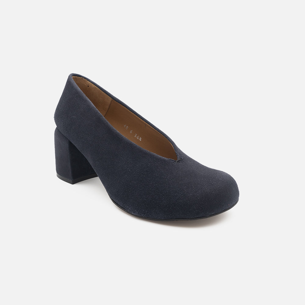 '- ["Audley","Donna","D\u00e9collet\u00e9","Scarpe","Tacco"] - Audley 22151 Nice Blue Camoscio - Lupis SRL