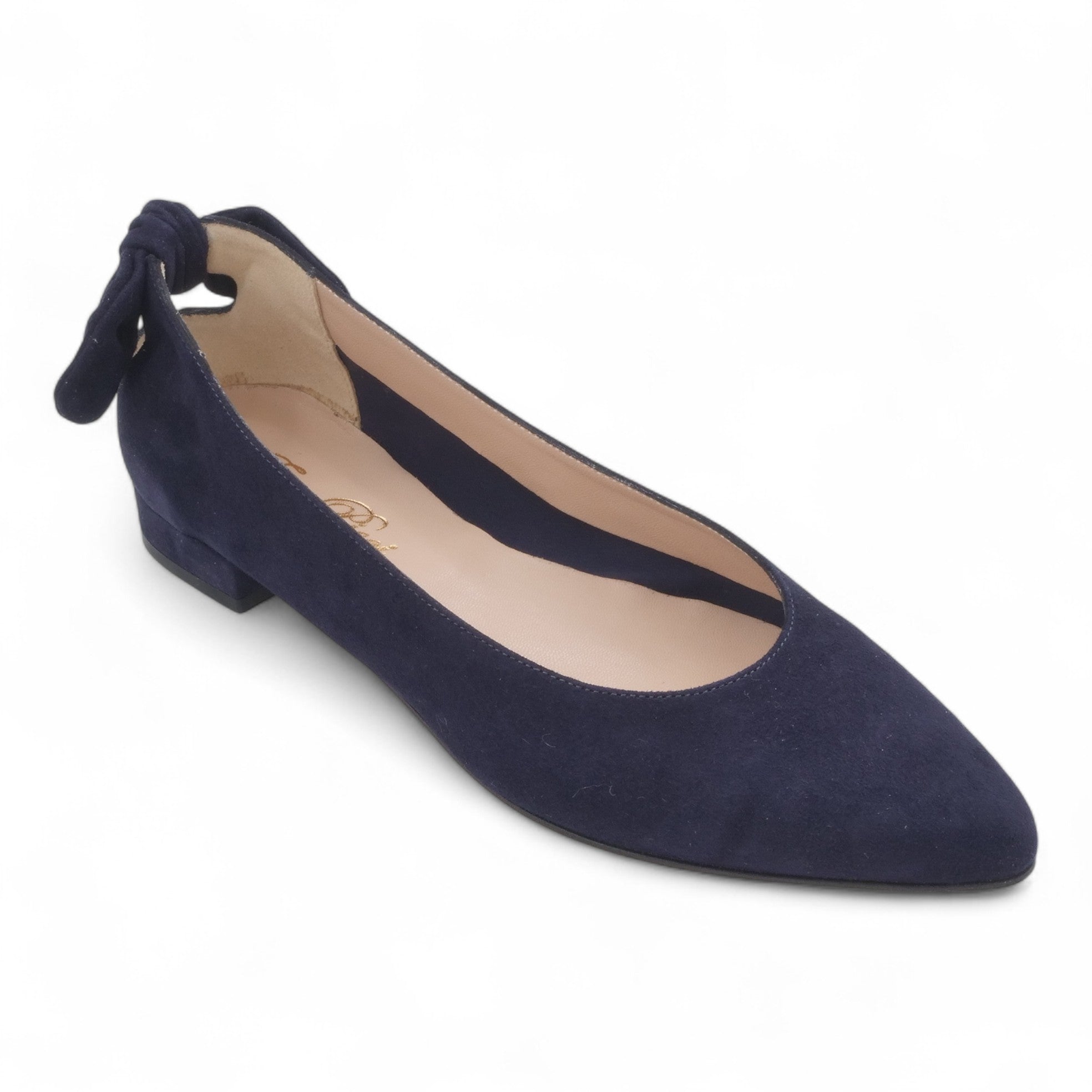  - ["Artigianato","Ballerine","Donna","D\u00e9collet\u00e9","Eva Picci","Scarpe"] - Ballerine Da Donna Eva Picci 1169 Ballerina Camoscio Blu - Lupis SRL