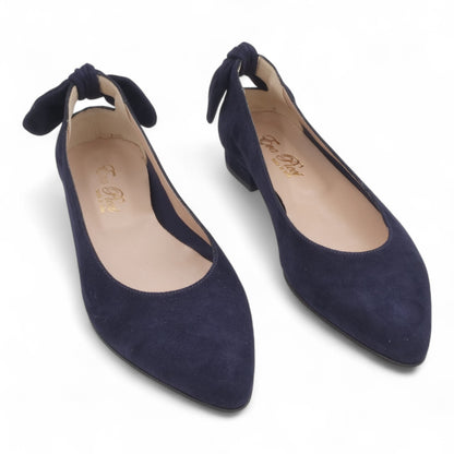  - ["Artigianato","Ballerine","Donna","D\u00e9collet\u00e9","Eva Picci","Scarpe"] - Ballerine Da Donna Eva Picci 1169 Ballerina Camoscio Blu - Lupis SRL