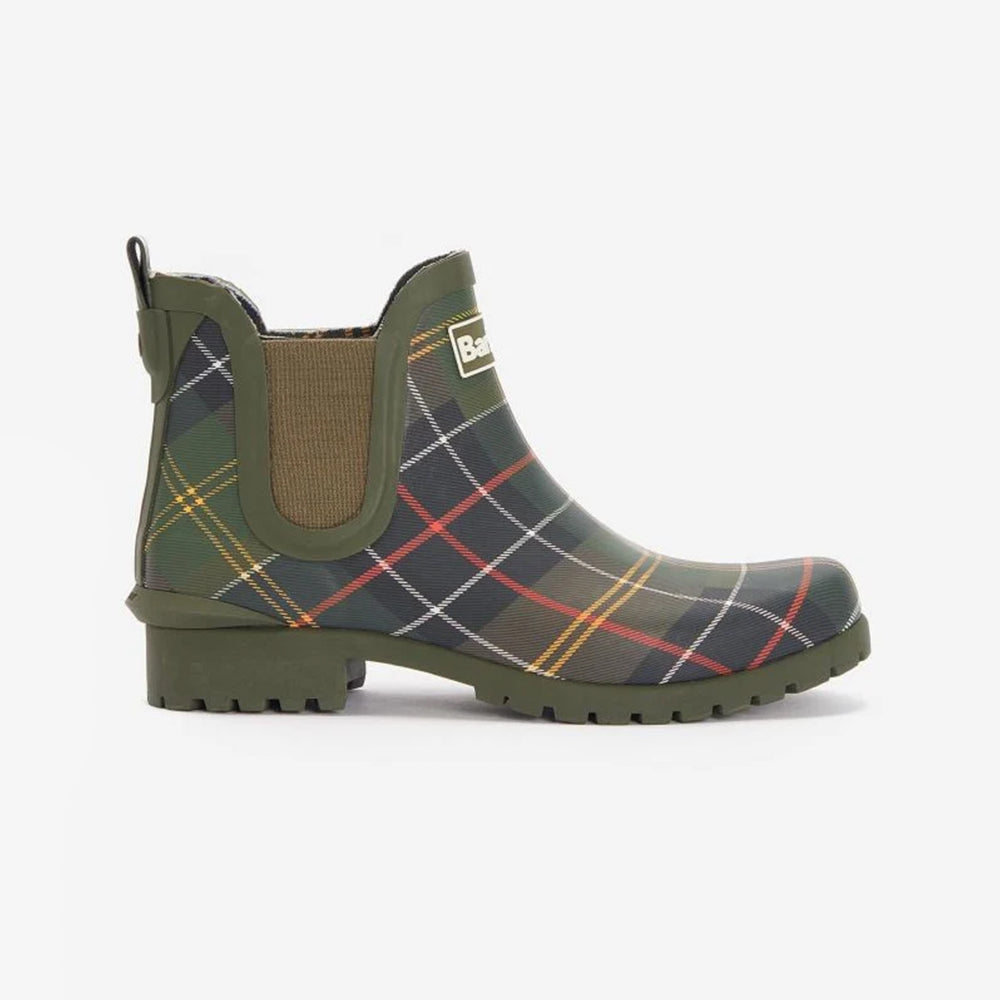 '- ["Barbour Rubber","Donna","Nuovo","Scarpe","Stivaletti","Ultima Taglia"] - Barbour Rubber Wilton Wellington Classic Tartan - Lupis SRL