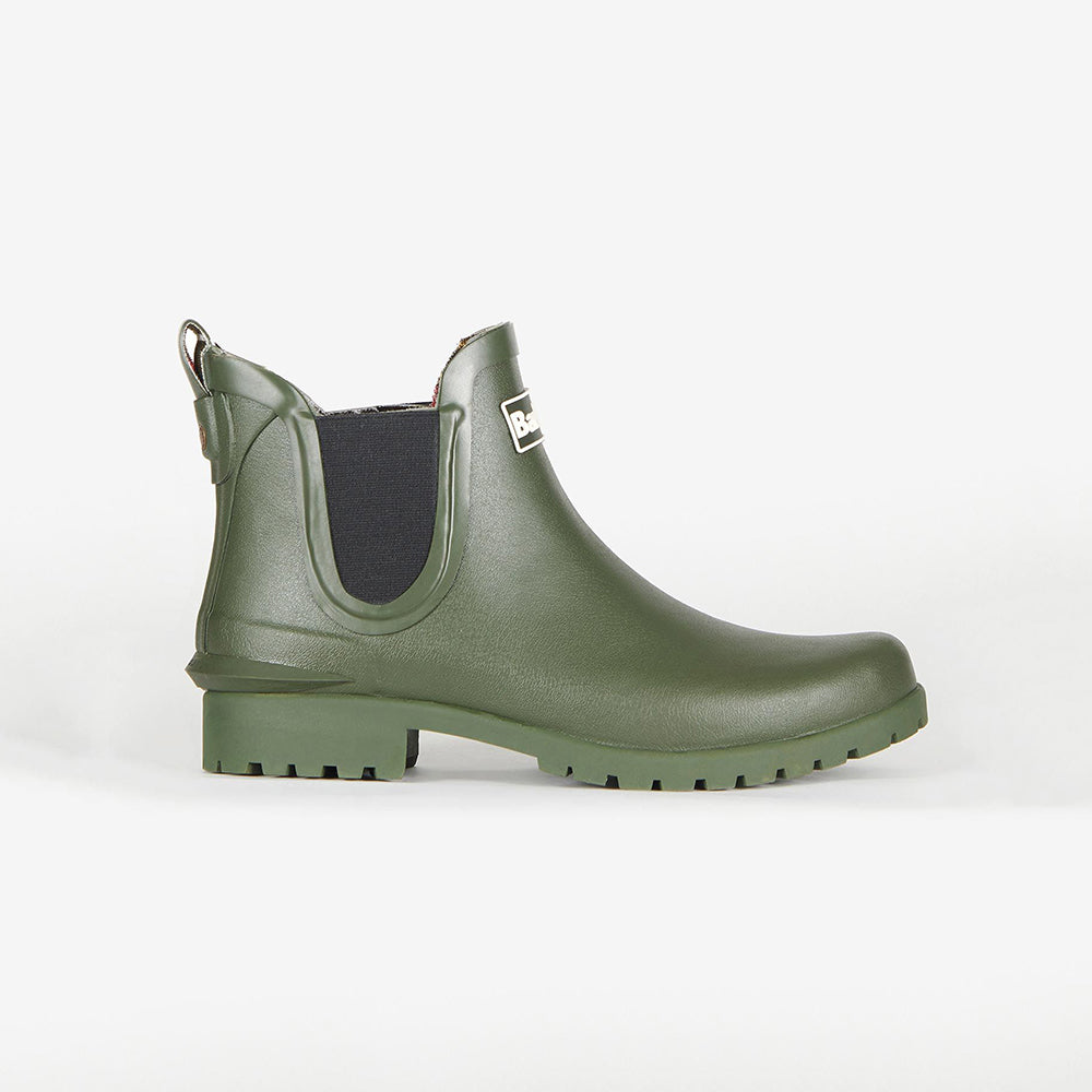  - ["Barbour Rubber","Donna","Nuovo","Scarpe","Stivaletti"] - Barbour Rubber Wilton Wellington Olive - Lupis SRL
