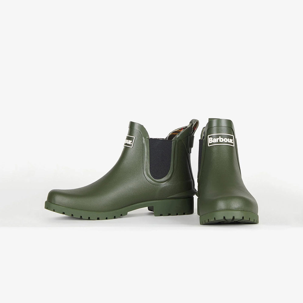  - ["Barbour Rubber","Donna","Nuovo","Scarpe","Stivaletti"] - Barbour Rubber Wilton Wellington Olive - Lupis SRL