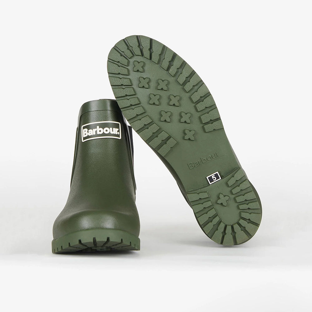  - ["Barbour Rubber","Donna","Nuovo","Scarpe","Stivaletti"] - Barbour Rubber Wilton Wellington Olive - Lupis SRL