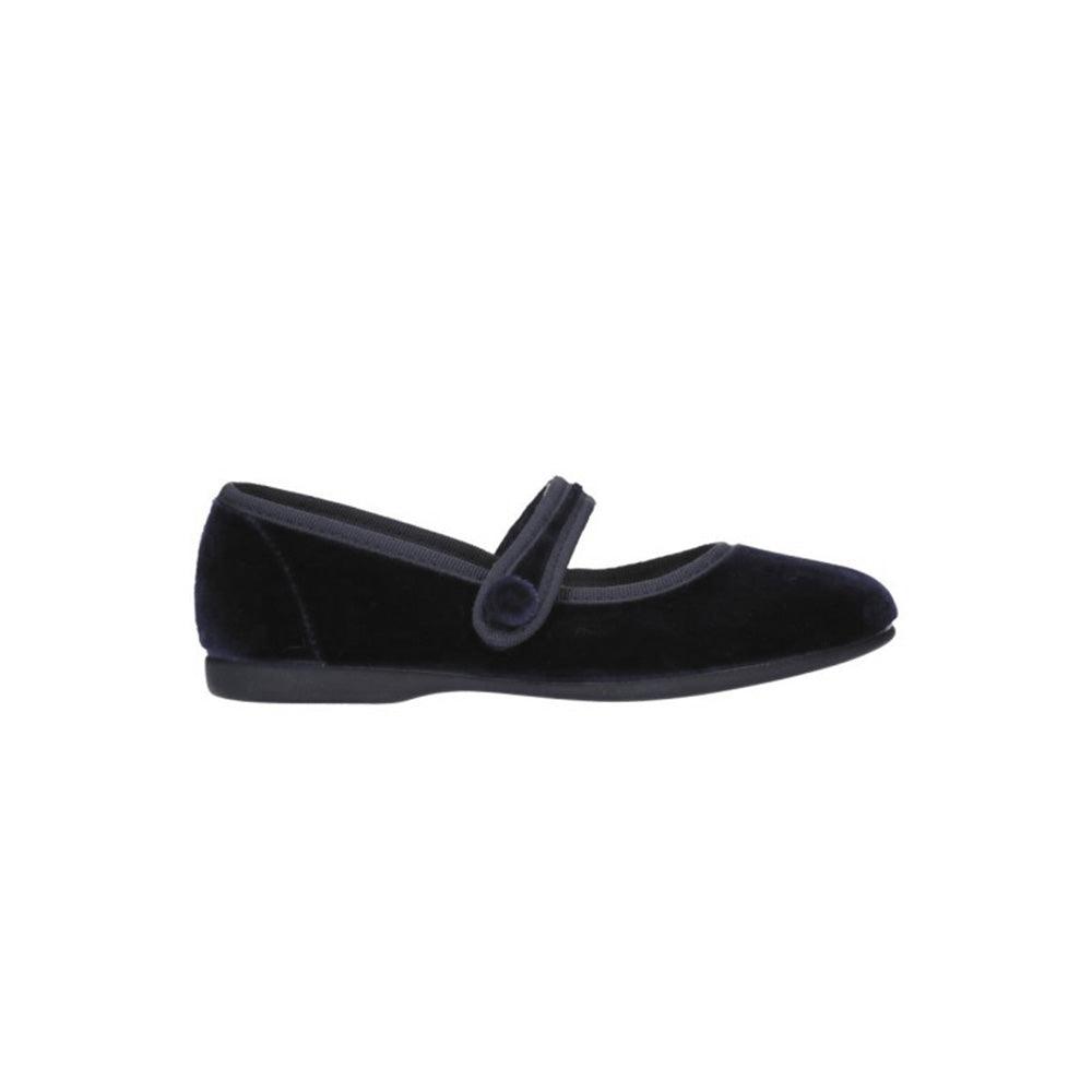 '- ["Ballerine","Batilas","Kids","Scarpe"] - Batilas 17351 Negro Salon Boton Terciopelo - Lupis SRL