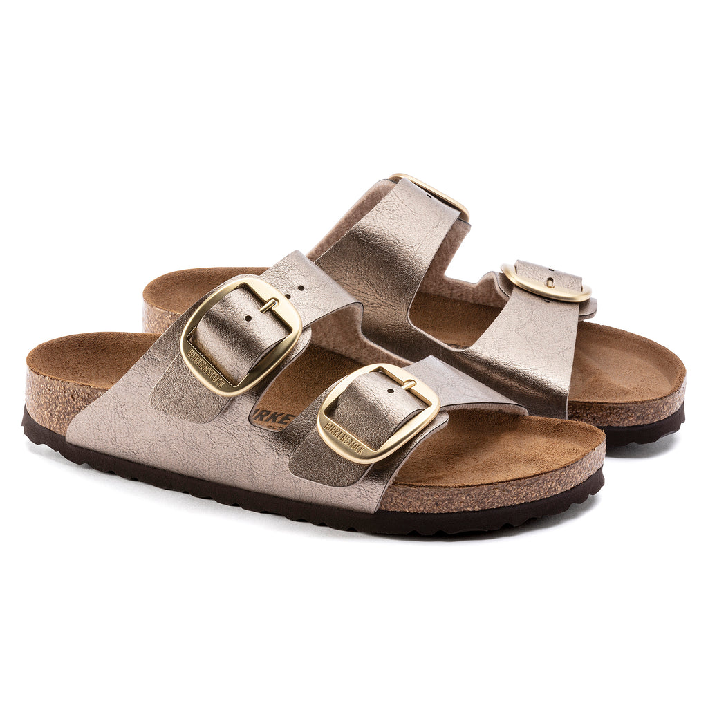  - ["Birkenstock","Ciabatte","Donna","Scarpe"] - Birkenstock Arizona Big Buckle Graceful Taupe Birko Flor - Lupis SRL