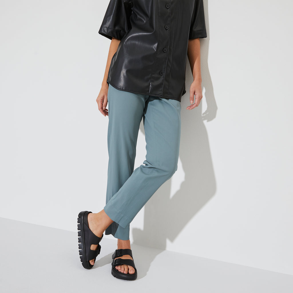 '- ["Birkenstock","Ciabatte","Donna","PE25","Scarpe"] - Birkenstock Arizona Chunky Exquisite Black Natural Leather - Lupis SRL