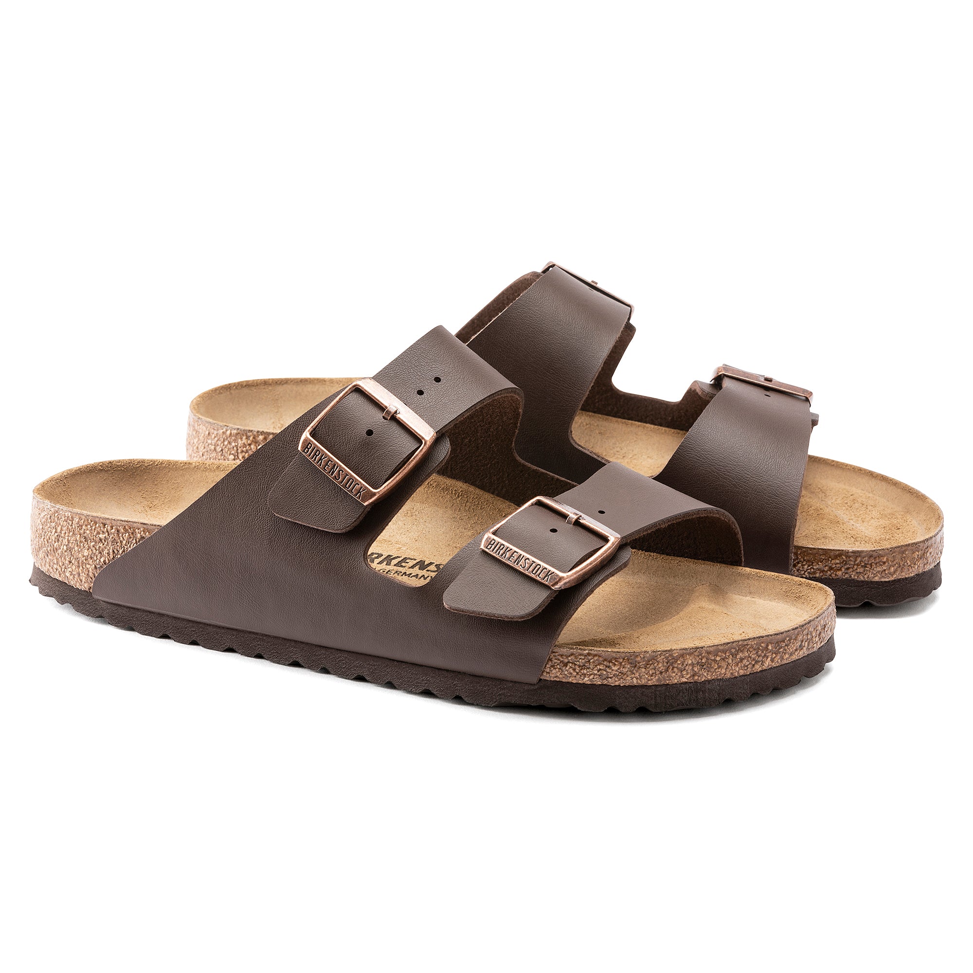  - ["Birkenstock","Ciabatte","Donna","Scarpe","Unisex","Uomo"] - Birkenstock Arizona Dark Brown Birko Flor - Lupis SRL