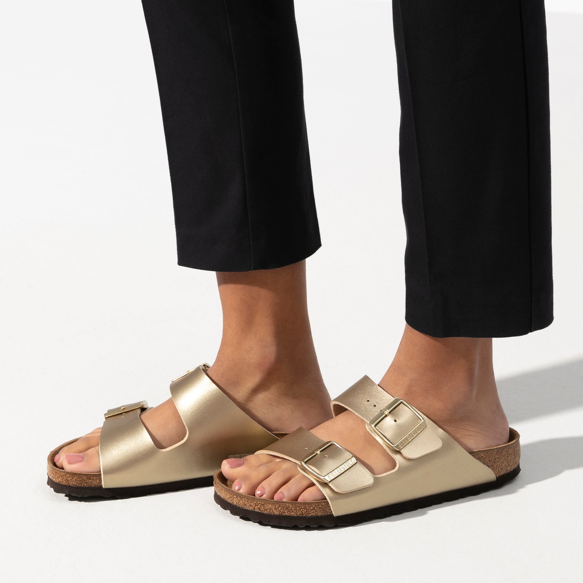 '- ["Birkenstock","Ciabatte","Donna","PE25","Scarpe"] - Birkenstock Arizona Gold Birko Flor - Lupis SRL
