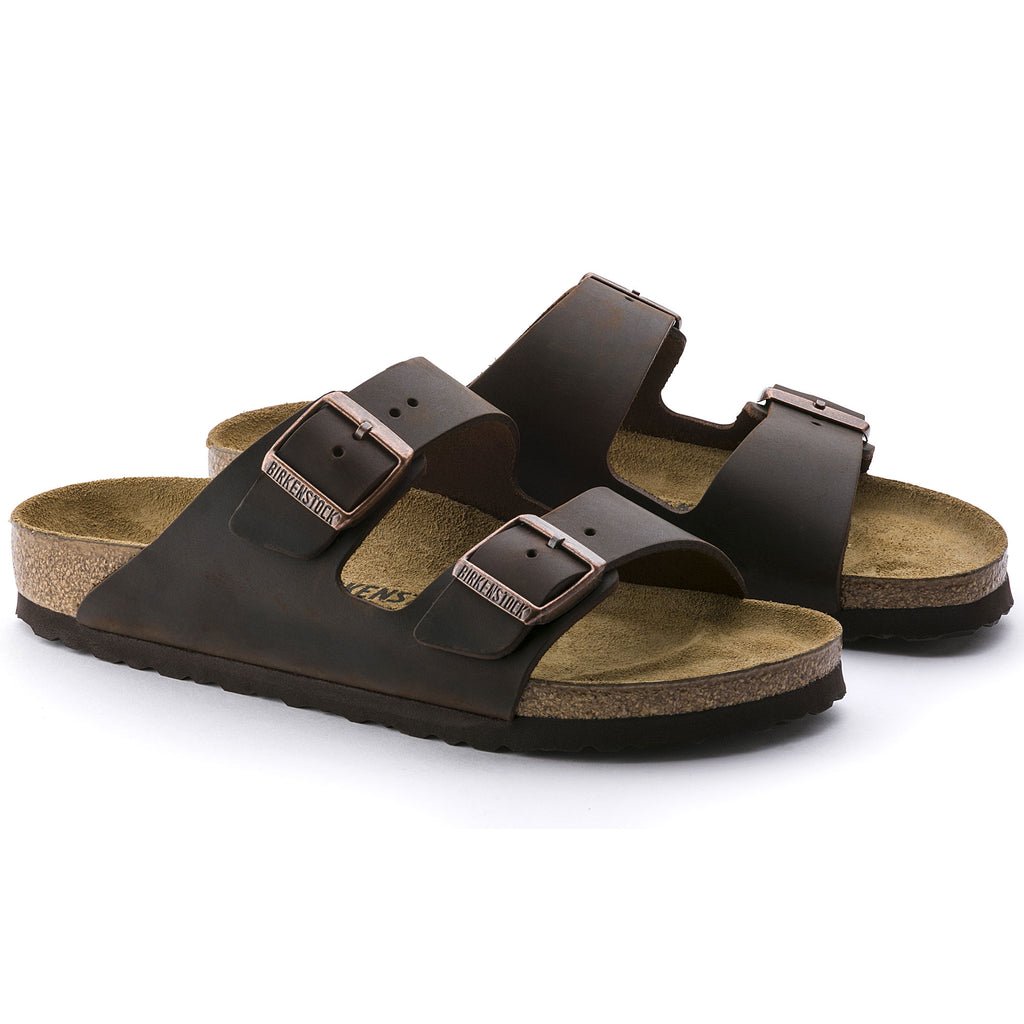 '- ["Birkenstock","Ciabatte","Donna","PE25","Scarpe","Unisex","Uomo"] - Birkenstock Arizona Habana Oiled Leather - Lupis SRL