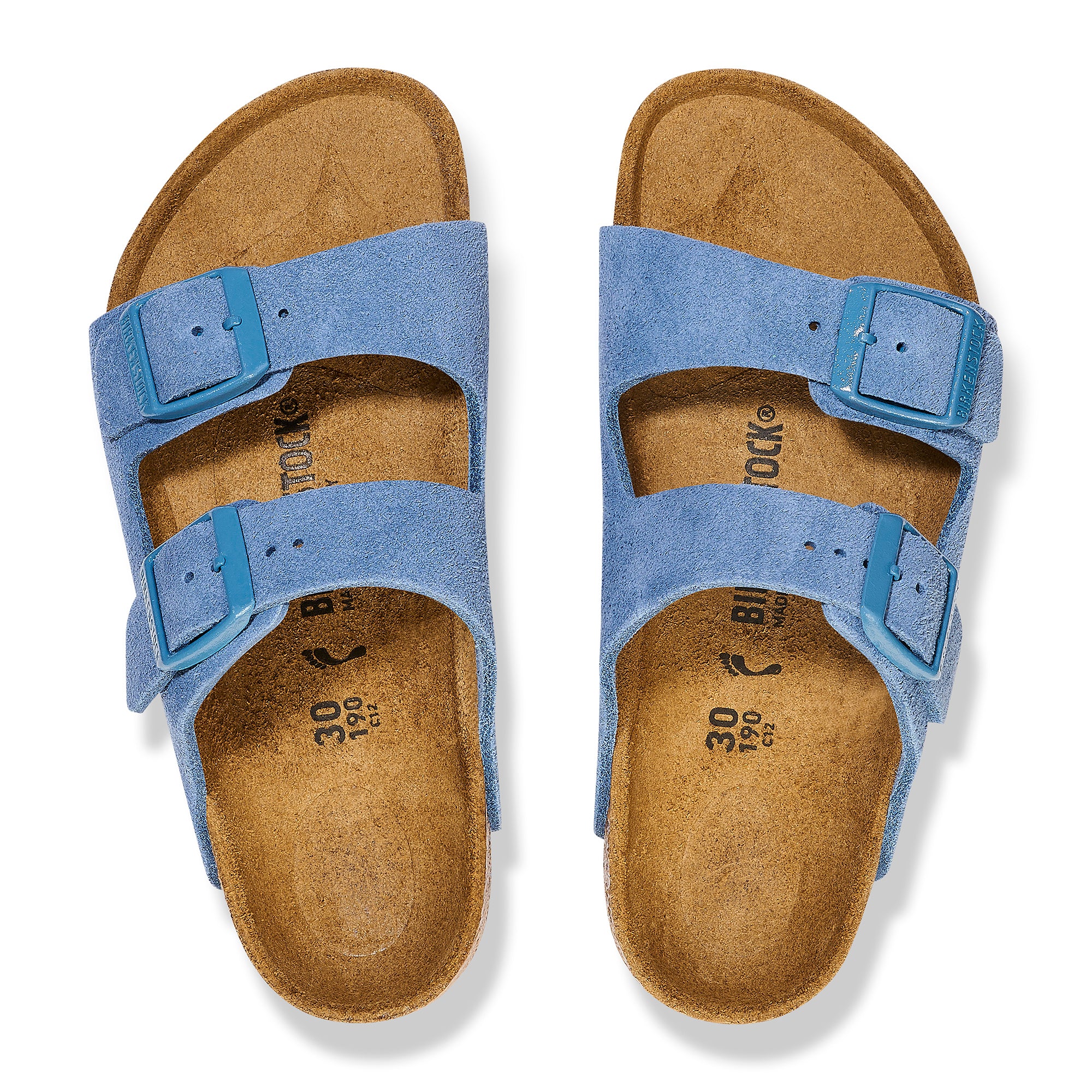  - ["Birkenstock","Ciabatte","Kids","Scarpe"] - Birkenstock Arizona Kids Elemental Blue Suede Leather - Lupis SRL