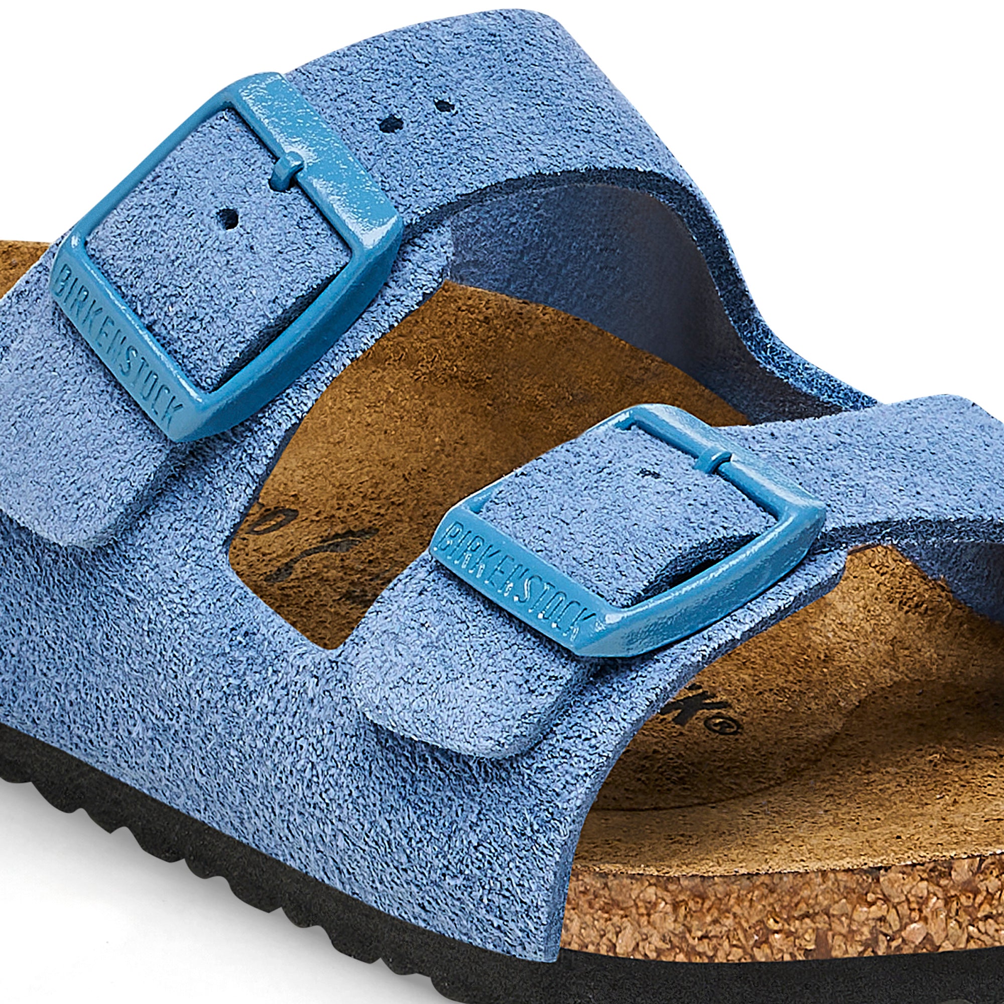  - ["Birkenstock","Ciabatte","Kids","Scarpe"] - Birkenstock Arizona Kids Elemental Blue Suede Leather - Lupis SRL