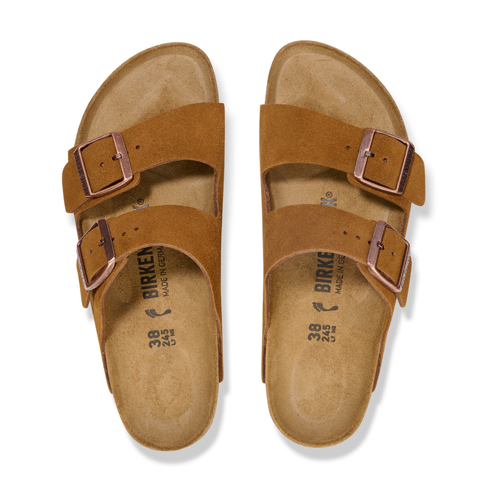 - ["Birkenstock","Ciabatte","Donna","PE25","Scarpe","Unisex","Uomo"] - Birkenstock Arizona Mink Suede Leather - Lupis SRL