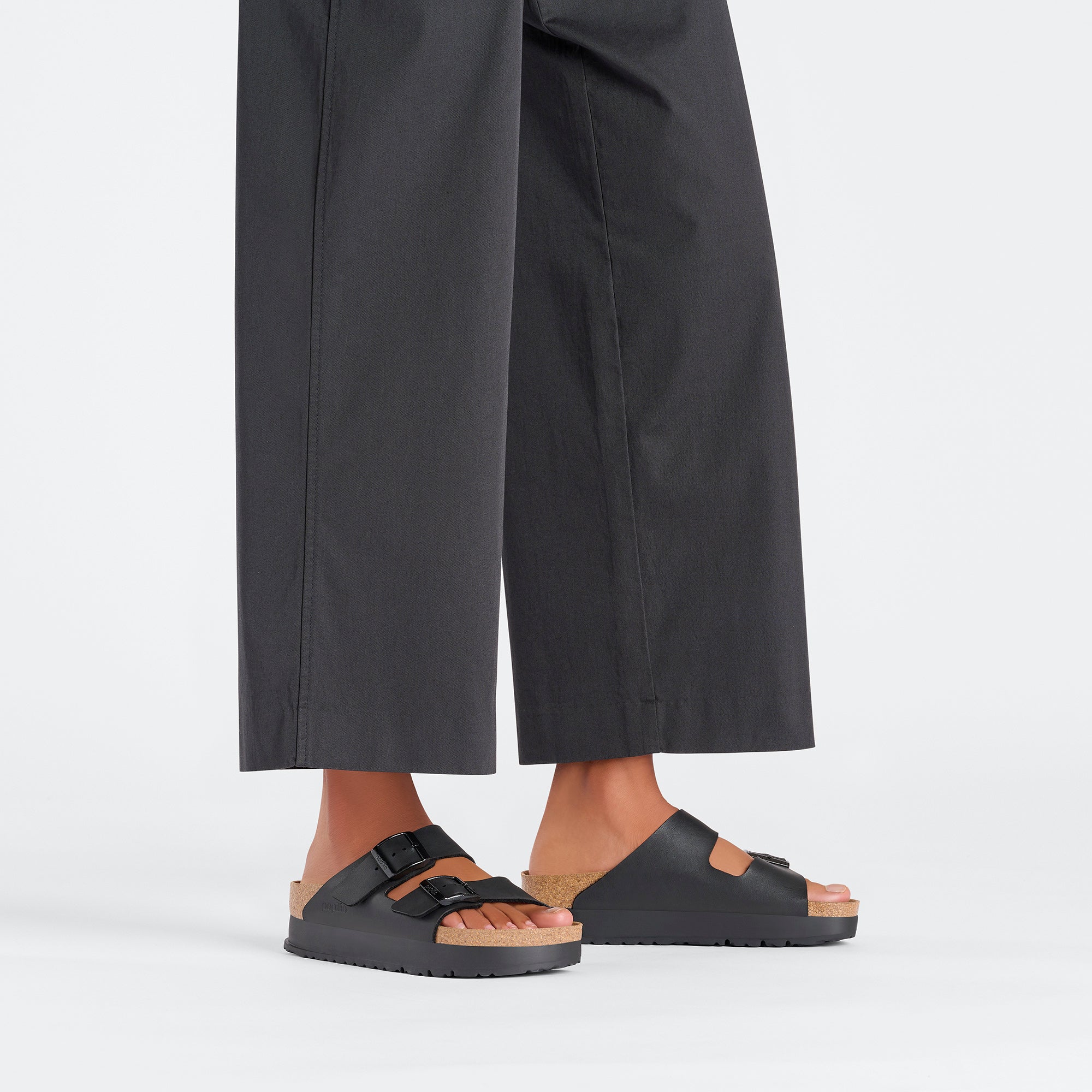  - ["Birkenstock","Ciabatte","Donna","Scarpe"] - Birkenstock Arizona Platform Black Veg Birko Flor - Lupis SRL