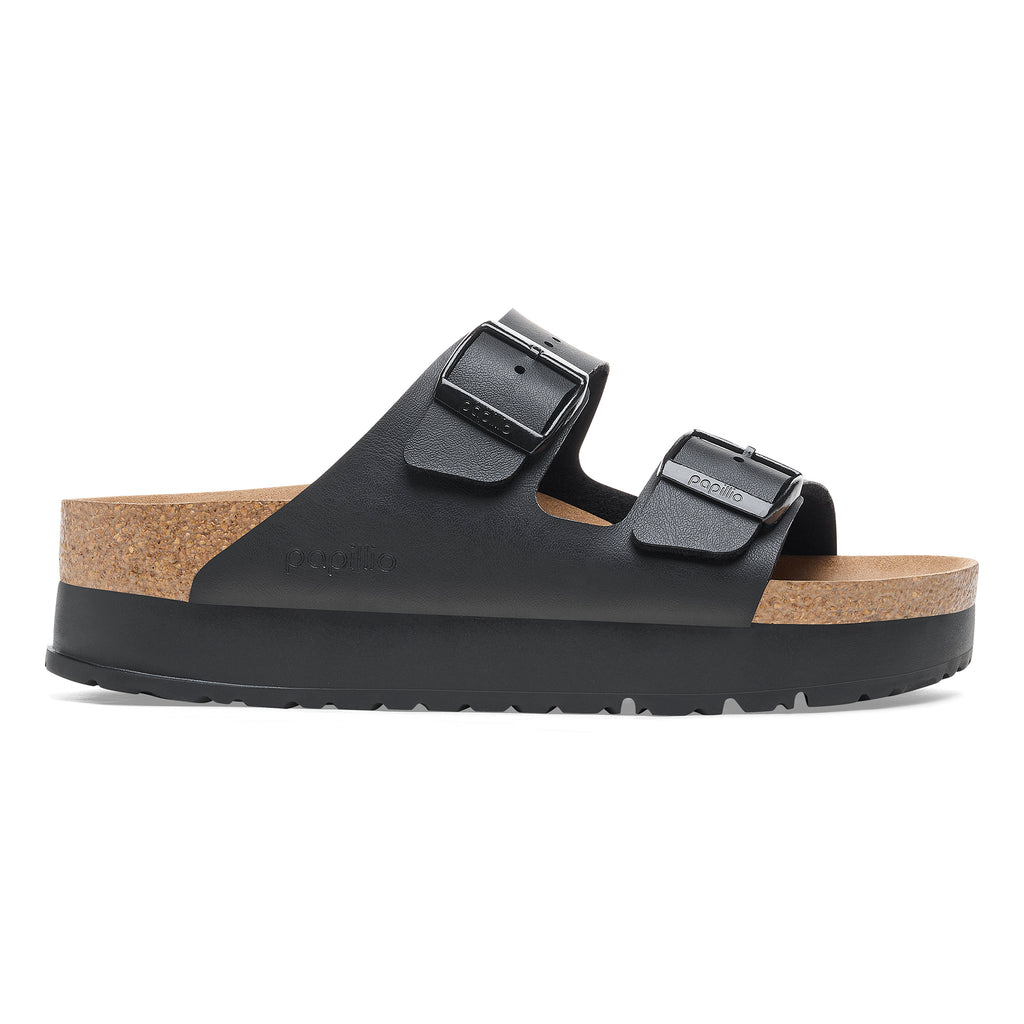  - ["Birkenstock","Ciabatte","Donna","Scarpe"] - Birkenstock Arizona Platform Black Veg Birko Flor - Lupis SRL