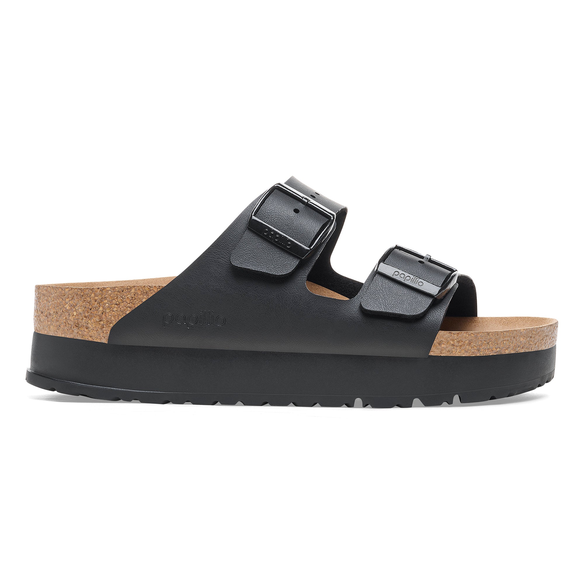  - ["Birkenstock","Ciabatte","Donna","Scarpe"] - Birkenstock Arizona Platform Black Veg Birko Flor - Lupis SRL