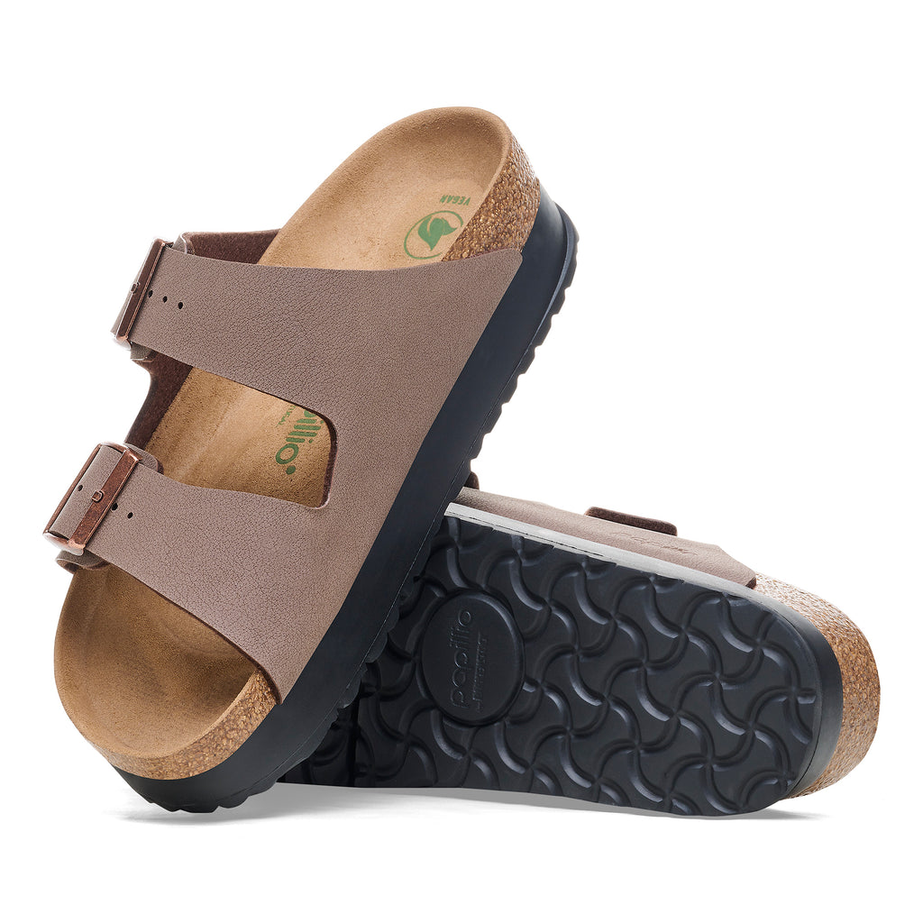  - ["Birkenstock","Ciabatte","Donna","Scarpe"] - Birkenstock Arizona Platform Mocca Veg Birko Flor - Lupis SRL