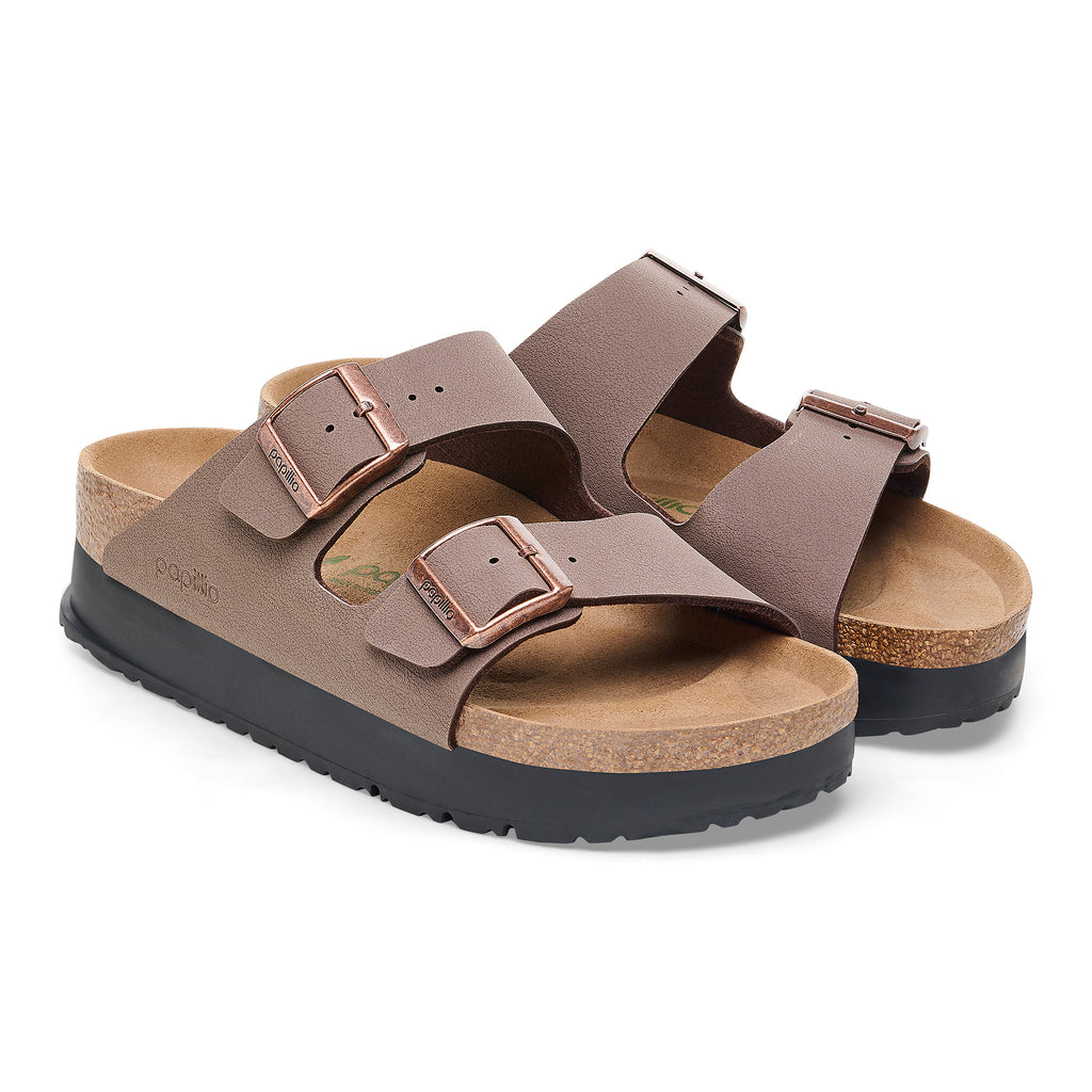  - ["Birkenstock","Ciabatte","Donna","Scarpe"] - Birkenstock Arizona Platform Mocca Veg Birko Flor - Lupis SRL