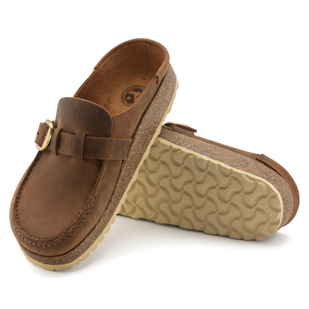  - ["Birkenstock","Ciabatte","Donna","Pantofole","Sabot","Scarpe"] - Birkenstock Buckley Cognac - Lupis SRL