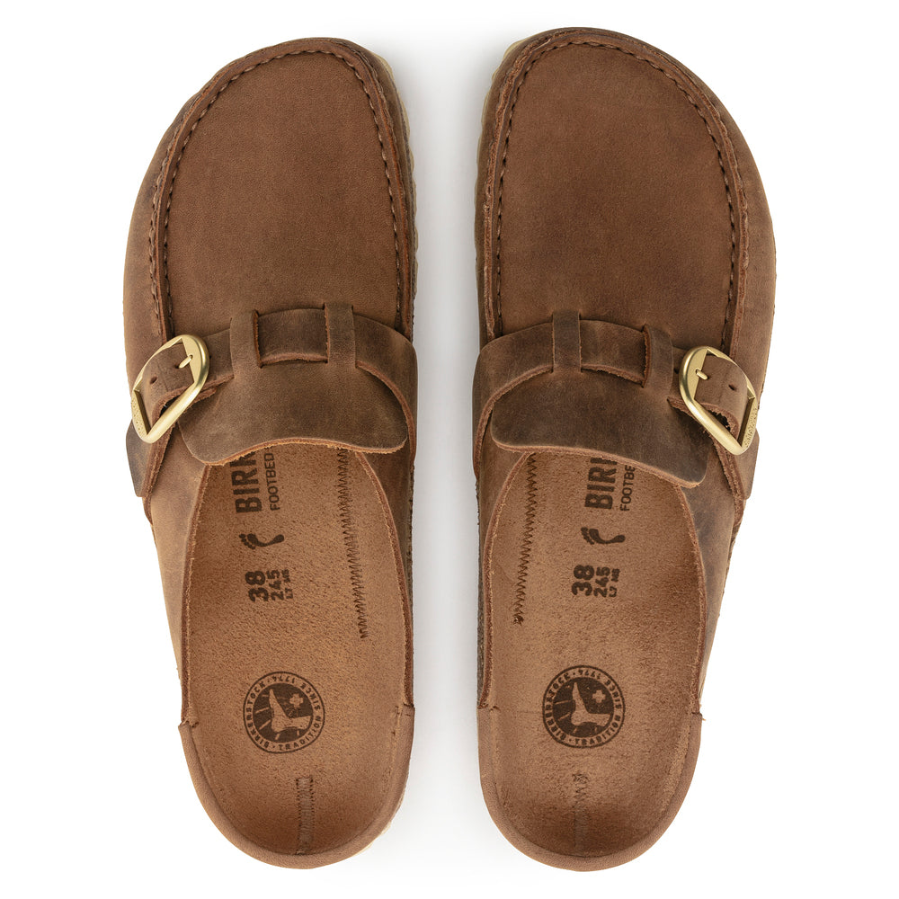  - ["Birkenstock","Ciabatte","Donna","Pantofole","Sabot","Scarpe"] - Birkenstock Buckley Cognac - Lupis SRL