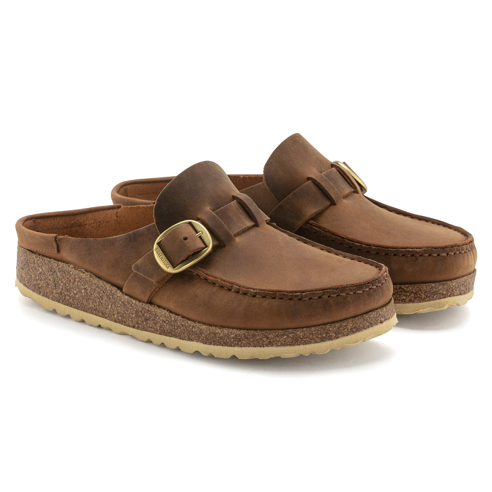  - ["Birkenstock","Ciabatte","Donna","Pantofole","Sabot","Scarpe"] - Birkenstock Buckley Cognac - Lupis SRL
